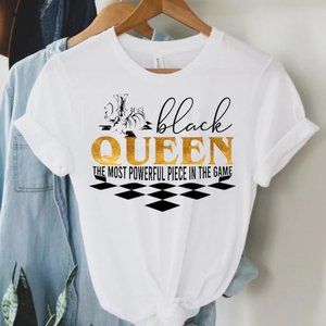 Black Queen SVG The Most Powerful Piece Tshirt